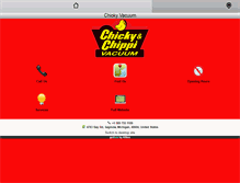 Tablet Screenshot of chickyvac.com